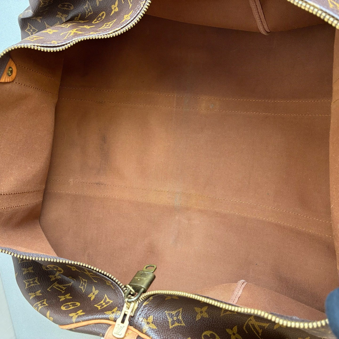 LV Louis Vuitton Keepall 55 Monogram Canvas Travel Bag 1991 60x27x34cm