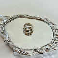 Tiffany & Co Silver Ring, Classic Round Design, Like New 99% Condition, Ring Size 13