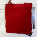 Miu Miu Color-Block Shoulder Bag 97% New Size: 29×25 Purple and Red Suede Material