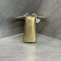 Dior Lizard Skin Three-Compartment Lady Dior Bag in Gold Lizard Leather, 2014 Serial Code