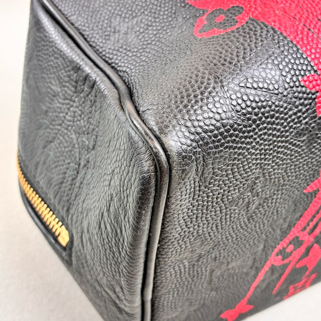 Louis Vuitton NBA Collaboration Black Monogram Toiletry Bag NBA Collaboration Chip Version Size 23*12