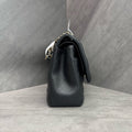 Chanel Black Gold Lambskin Jumbo, 16-inch format, clean interior, in stock at a favorable price