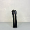 CHANEL Laser 29 Open Black Gold Lychee Grain Cowhide Phone Bag 99% New Size 10*17