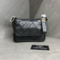 Chanel Gabrielle Small, black and gold hardware, 28th serial with authenticity card, structured shape, clean interior, in stock at a great price.
