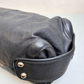 Chanel Black and Silver Bubble Check Bowling Boston Shoulder Bag 98% New Condition Size 36*20 cm