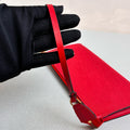 LV/Louis Vuitton Red Wave Pattern Mahjong Toiletry Bag 99% New Size: 21.5*12