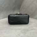 Chanel Fang Fattie Black gold sheepskin chain bag, 23 opening type, three-dimensional and clean inside