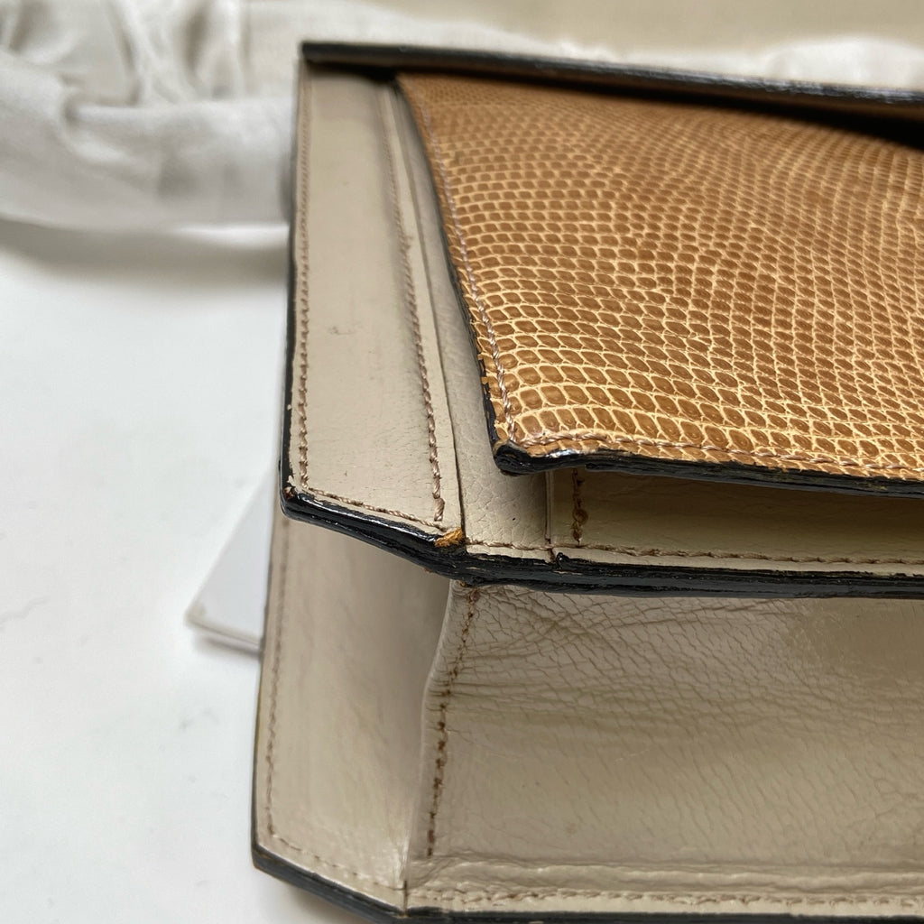 YSL/Saint Laurent Lizard Skin Crossbody Bag Condition: Like New 99% Size: Approximately 27*21 cm