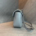 Gucci, Grey with Silver Buckle, Marmont 26, Original Condition, Clean Interior