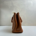 # Tory Burch / Tory Burch Tiger Eye Brown Material: Cross-grain Leather Handheld and Shoulder Bag Both Available Size 37*14