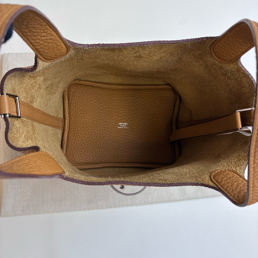 Hermès Picotin 18 Basket, Biscuit Color, Y Stamp, Like New, Size 20*20