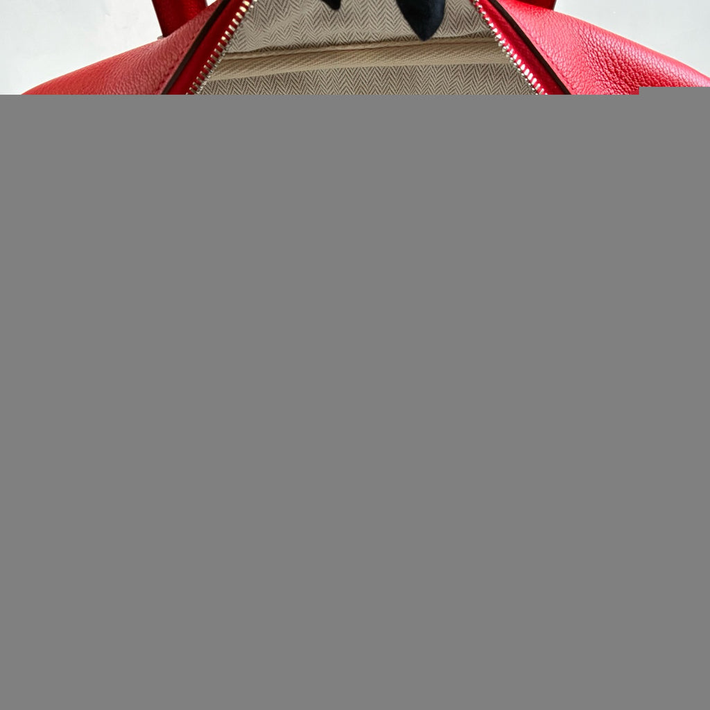 Hermès Red Victoria 35 Tote Bag X Stamp 99% New Size 35*22