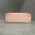 LV Louis Vuitton Capucines BB Pink Cowhide with Snake Handle, 18 Serial Code, Original Condition