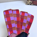 Hermes Mini Evelyne Red Brown with Gold Buckle U Stamp 99% New Size: 17x5.5x1