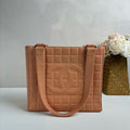 CHANEL Small Ice Cube Bag Pink with Authenticity Card in 98% New Condition Size 24.5*21.5