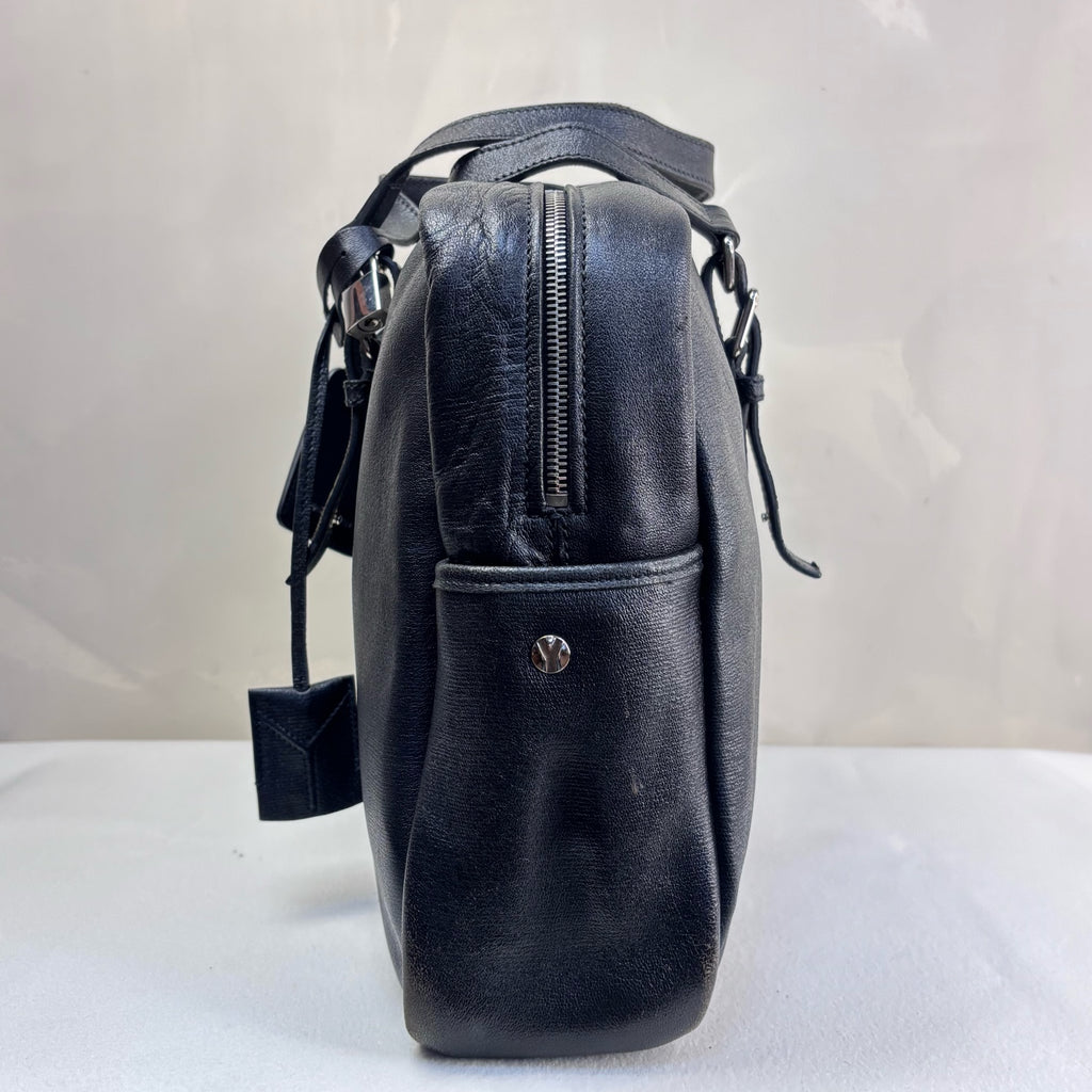 Saint Laurent Leather Tote Bag Crossbody Briefcase Size 40*33 98% New