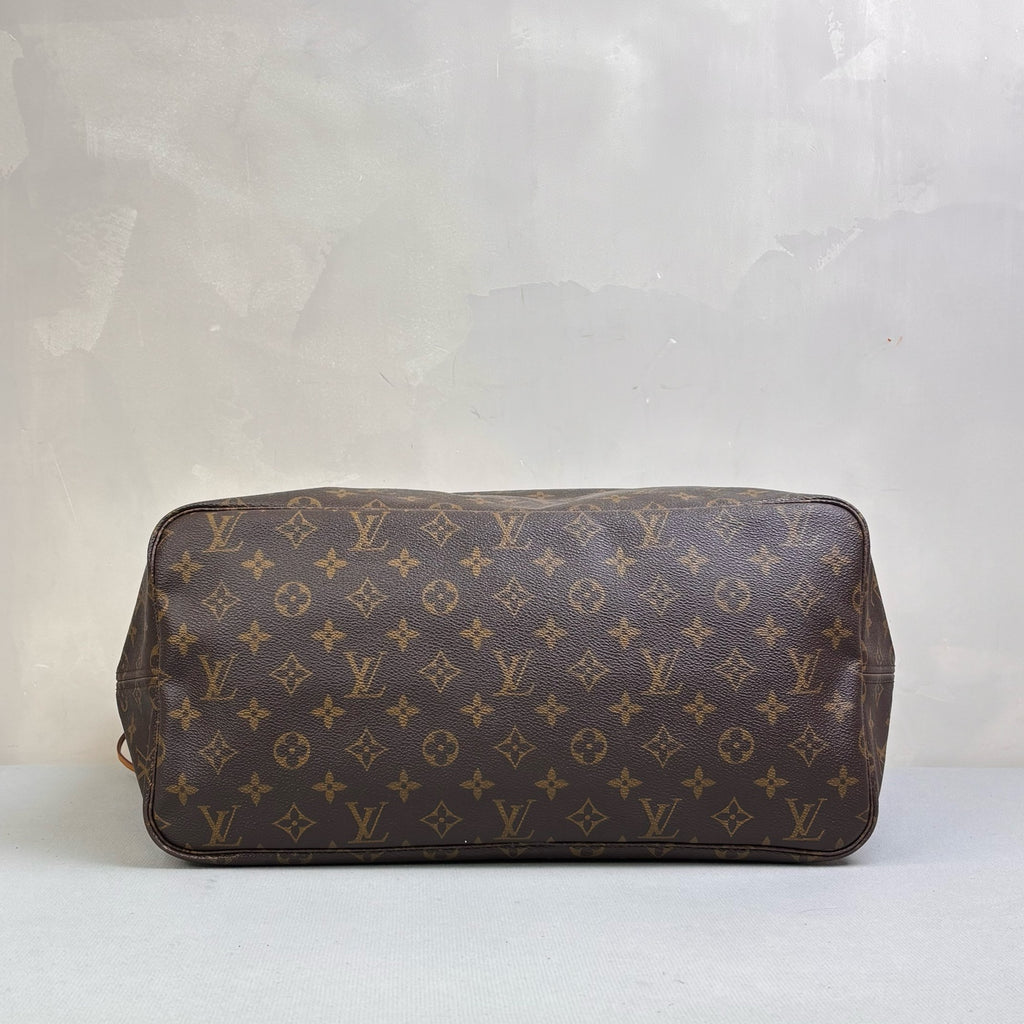 Louis Vuitton LV Neverfull Shopping Bag Large Beige Lining Tote Bag 99% New Size 39*33