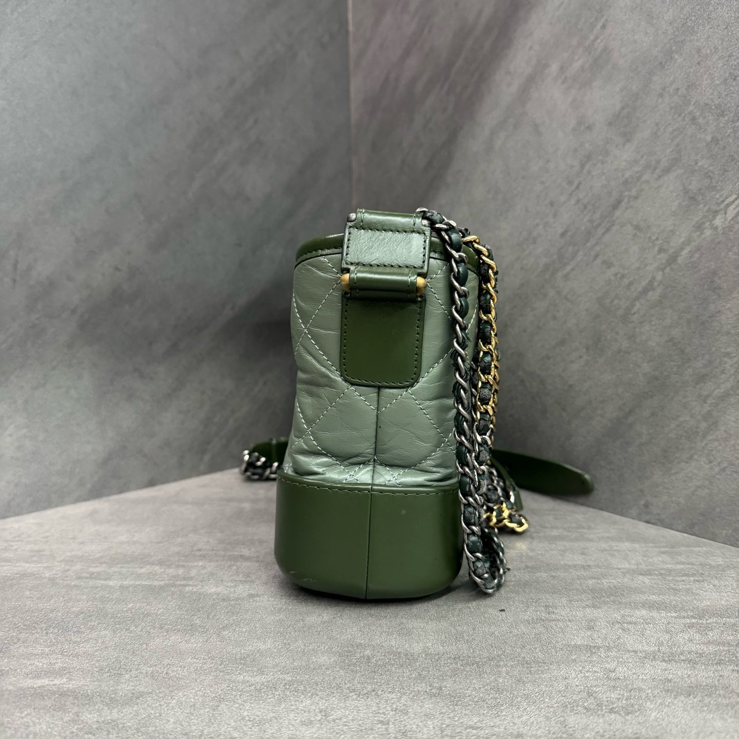 Chanel Small Green Gabrielle Bag, 24 Series, In Stock at Great Price