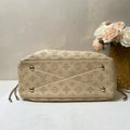 LV/Louis Vuitton BELLA TOTE Moon Goddess Milk Tea Color Hollow Tote Bag Chip Style 98% New Size: 35*23