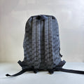 Balenciaga / Balenciaga 99% New Dark Gray Canvas BB Old Flower Backpack Size 33*50