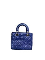 Dior Lady Dior Four Squares Blue Badge Shoulder Strap 17 Code