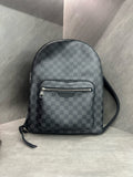 LV Louis Vuitton Josh Black Grey Damier Ebene Canvas Men's Backpack 2017 with Chip Code