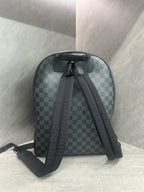 LV Louis Vuitton Josh Black Grey Damier Ebene Canvas Men's Backpack 2017 with Chip Code
