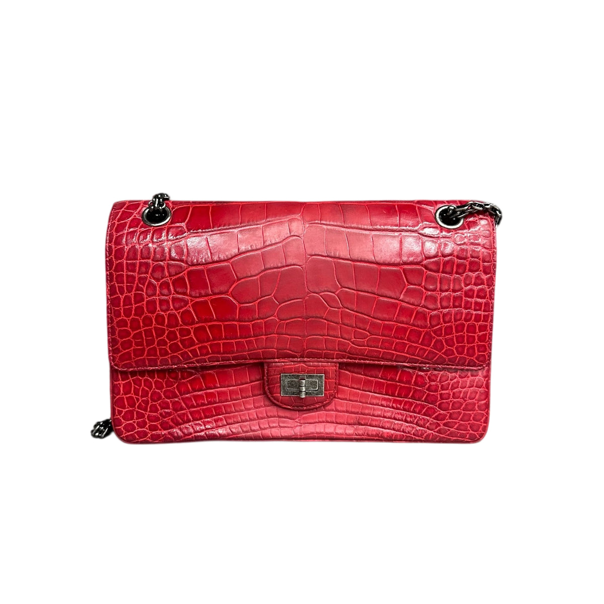 Chanel 2.55 Series Large Crocodile Tote Shoulder Bag, Size 31*20*9, Retail Price 348,000!
