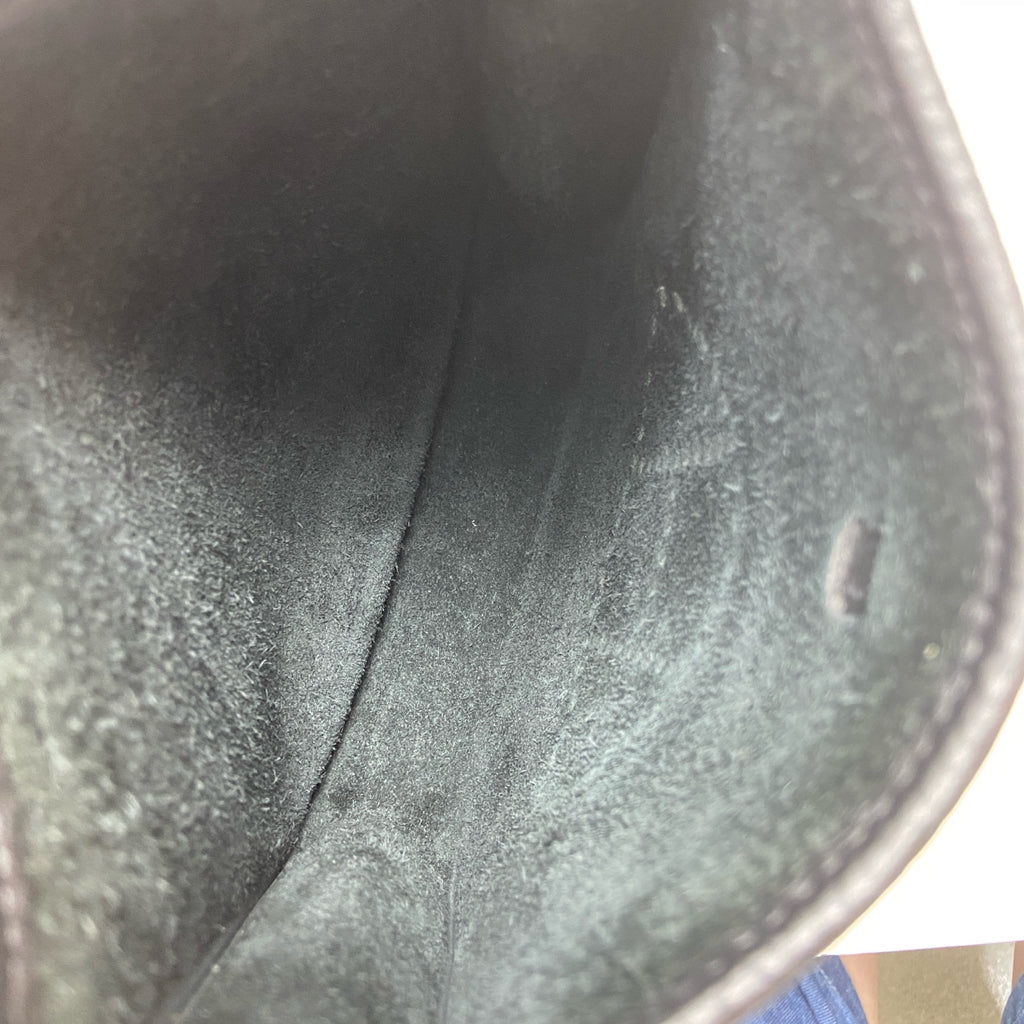 Hermes Black Silver Mini Evelyne 16 Shoulder Crossbody Bag with U Stamp