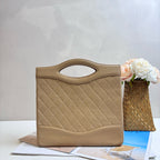 Chanel Vintage Lambskin 31Bag Small Handbag Shoulder Bag Milky Tea