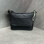 Chanel Small Boy Bag Black with Gold Chain - Chip Version