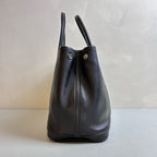 Hermes Garden Party Black Calfskin with Box I Stamp