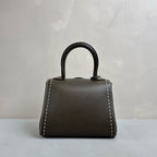Delvaux Brillant 99 Jungle Green Exterior Stitching Calfskin Leather Silver Hardware Shoulder Bag, Official Price 5580