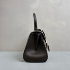Delvaux Brillant 99 Jungle Green Exterior Stitching Calfskin Leather Silver Hardware Shoulder Bag, Official Price 5580