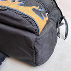 Prada Runway Flame Backpack Black Nylon