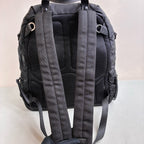 Prada Runway Flame Backpack Black Nylon