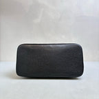 Chanel Hilton Black Tote Bag, Pebbled Calfskin, Classic Double C Embossing, Hand Carry Style, Large Capacity, Practical for Commuting