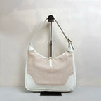 Hermes Trim Canvas and Leather Bag, Fresh and Super Spacious