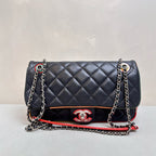 Chanel 17C Collection Seasonal Limited Edition Classic Flap Bag with Colorful Trims