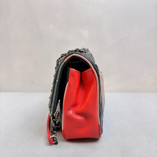Chanel 17C Collection Seasonal Limited Edition Classic Flap Bag with Colorful Trims