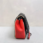 Chanel 17C Collection Seasonal Limited Edition Classic Flap Bag with Colorful Trims