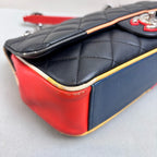Chanel 17C Collection Seasonal Limited Edition Classic Flap Bag with Colorful Trims