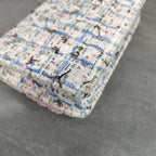 Chanel Limited Edition Pink-Blue Tweed WOC Chain Bag