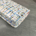 Chanel Limited Edition Pink-Blue Tweed WOC Chain Bag
