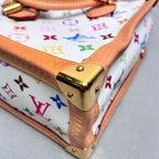 Louis Vuitton Takashi Murakami White Multicolor OnTheGo Small