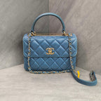 Chanel Trendy CC Blue with Gold Hardware 23xxxx