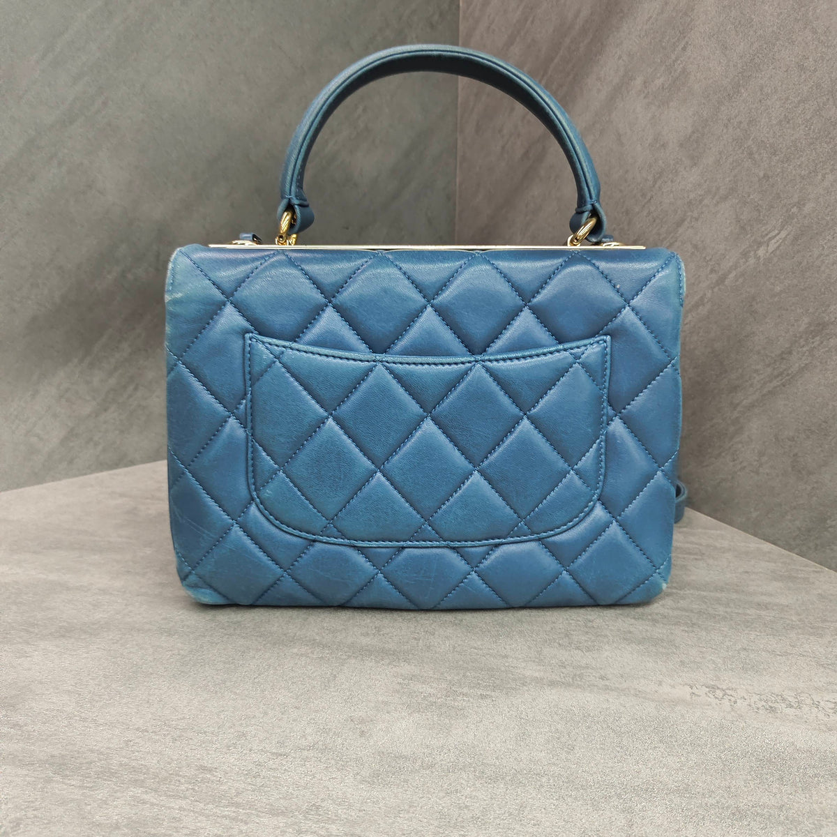 Chanel Trendy CC Blue with Gold Hardware 23xxxx