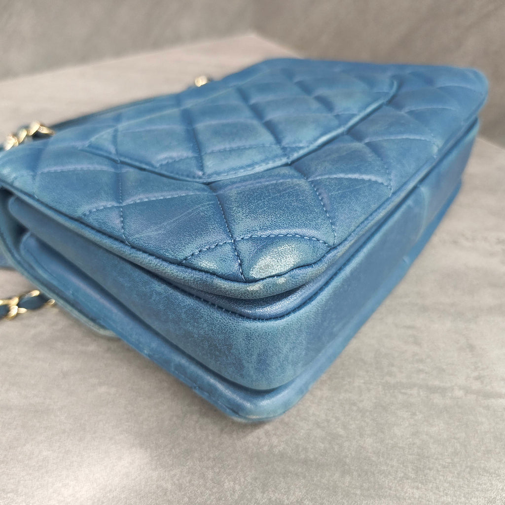 Chanel Trendy CC Blue with Gold Hardware 23xxxx