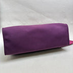 Hermès Herbag Q Purple and Brown Shoulder Strap Unisex