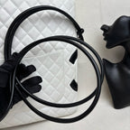 Chanel Black and White Colorblock Cambon Series Large Camera Bag Crossbody Bag